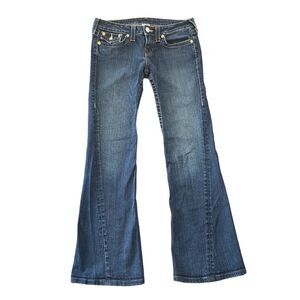 True Religion Blue Flare & Wide Leg Jeans